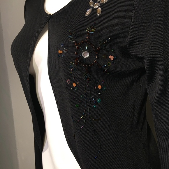 *** LAST CHANCE *** Everyday Clothing Embellished Open Cardigan S - Picture 3 of 6